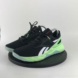 Reebok Nanoflex TR Black/Green Training Shoes FX7941 Women’s Size 9